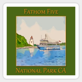 Fathom Five National Park Ontario Canada - WelshDesigns Sticker